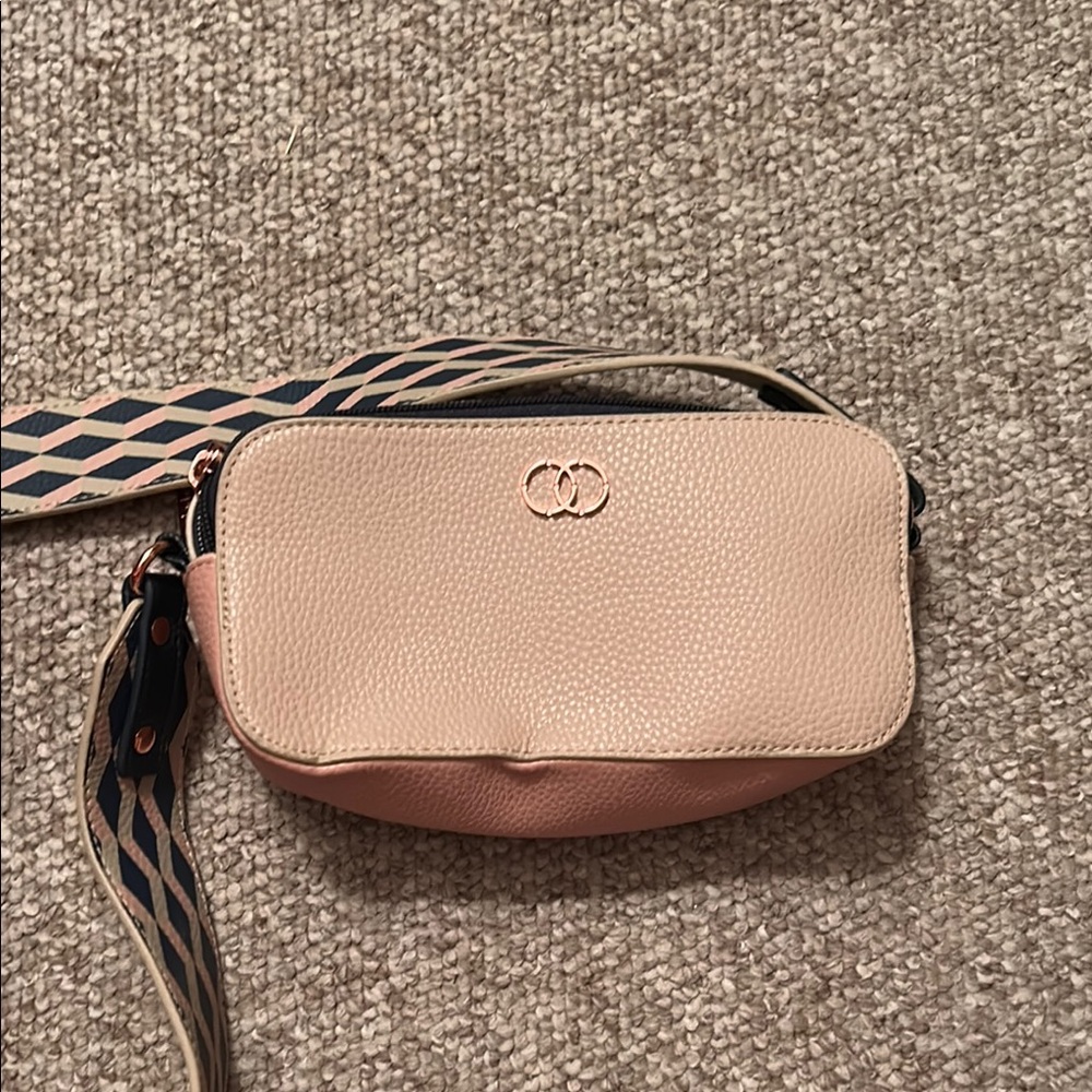 Elegant Pink Crossbody Bag